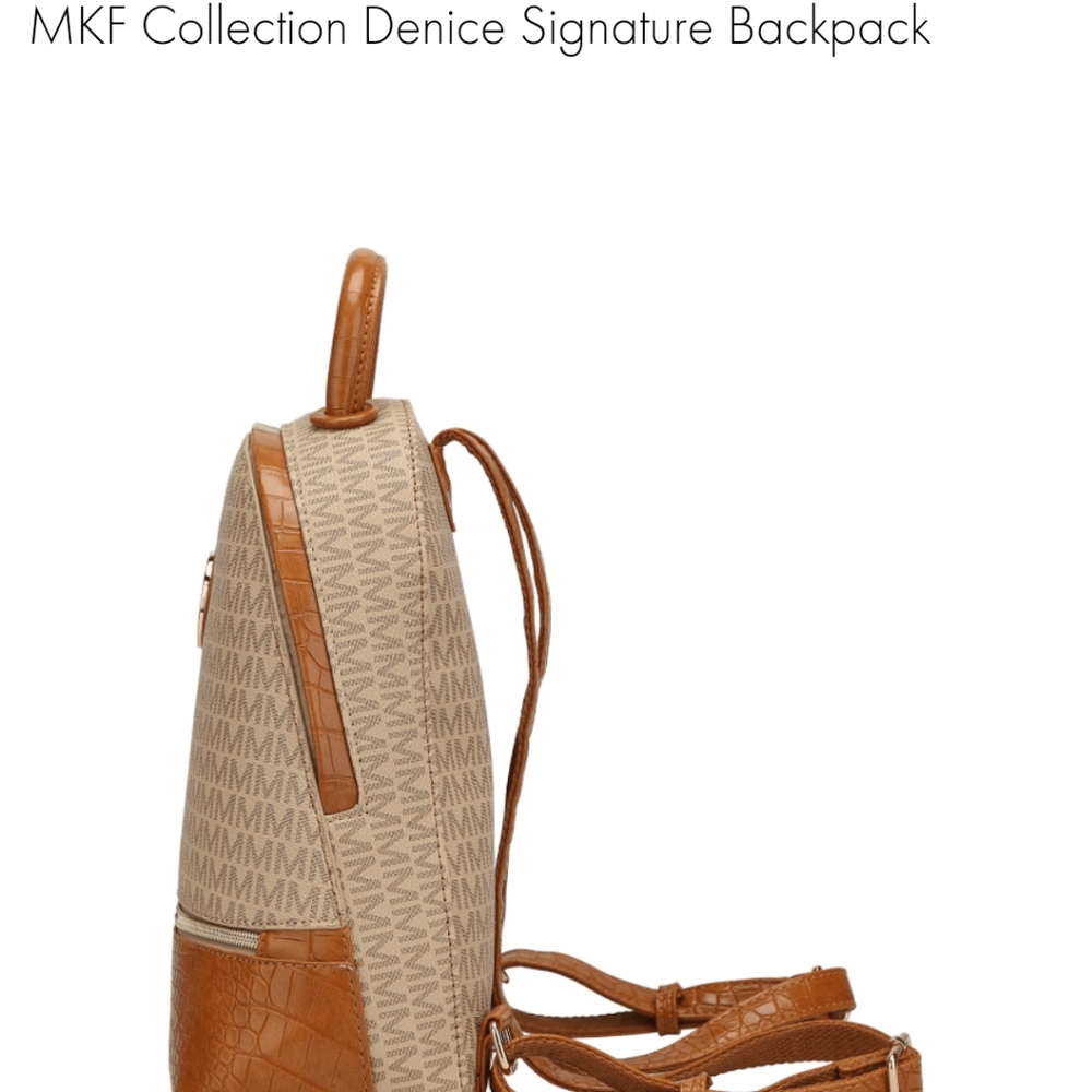MKF Collection Denice Signature Backpack - Picture 3 of 6